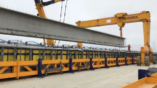Бортовая оснастка для мостовых балок
