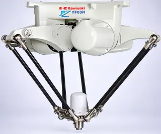 Дельта-робот Kawasaki YF002N для сортировки и сборки, нагрузка 2 кг, цикл от 0,3 с