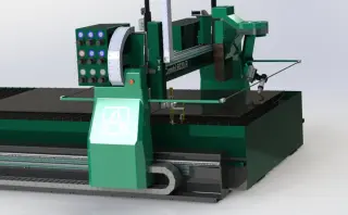 Машина термической резки "AMS-Combi.6020.R", плазма+газ, криволинейная фаска