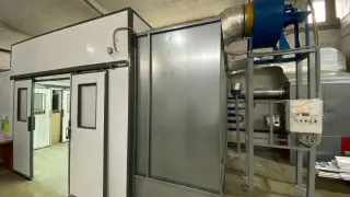Комплекс оборудования для окраски и сушки мебельных деталей