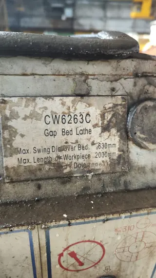 165 2,8м, 1В62г 1000мм, 1м63 1,5м, CW 630-2000 (шпиндель 114 мм)