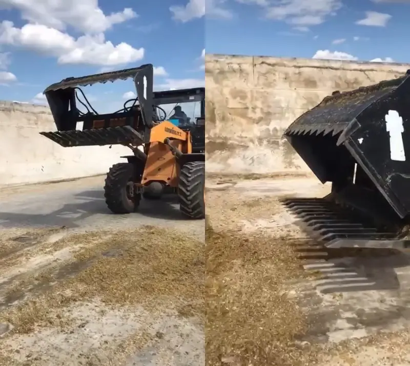 Резчик силоса для погрузчиков JCB, LiuGong, Manitou и других