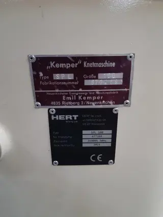 Тестомес спиральный Kemper SPL 100 (Германия)