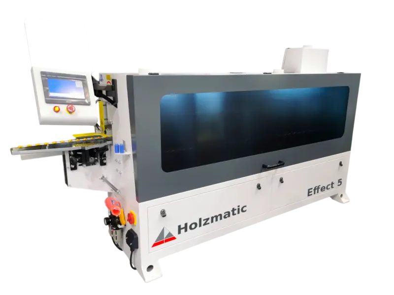Компактный автоматический кромкооблицовочный станок HOLZMATIC Effect 5