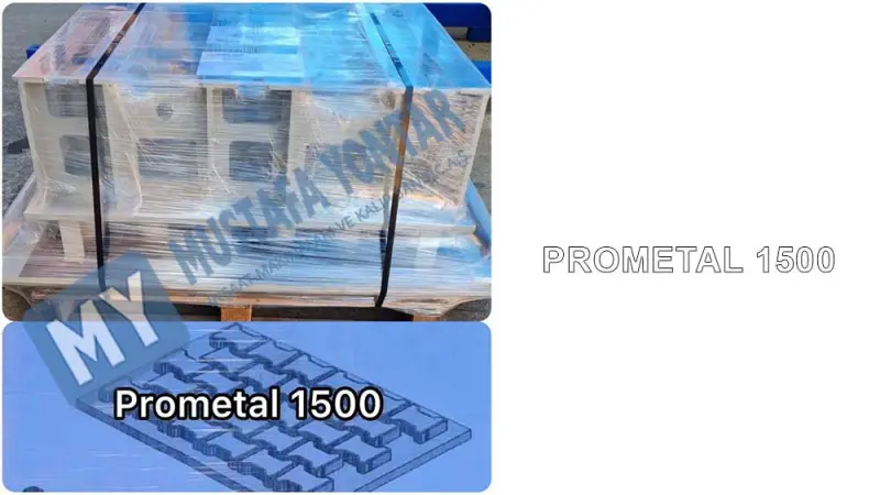 две пресс-формы "Катушка и Брусчатка" на вибропресс Prometal 1500