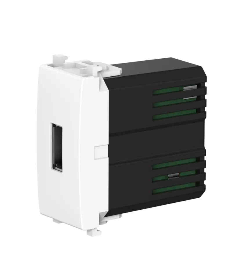 Розетка USB 2.0 тип А CADUCEUS ALING EXPERIENCE для скрытой проводки, для зарядки 1-го устройства