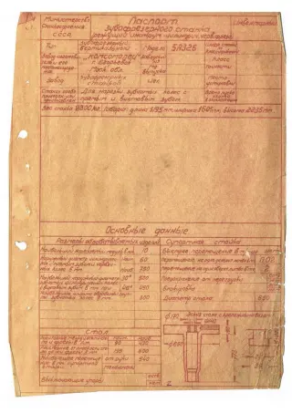 Паспорт зубофрезерного станка 5А326