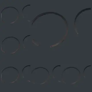 Кольца пружинные для токарных станков и промышленного оборудования