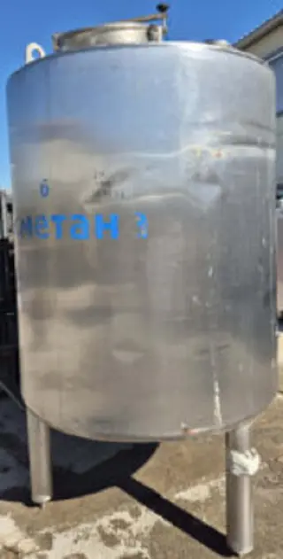 Емкость нержавеющая Я1-ОСВ-2,5, объем — 2,5 куб.м., рубашка, термос, мешалка, инв 4906