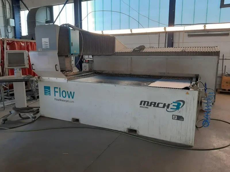Плазма + автоген / гидрообразивная резка FLOW - MACH3 3020B ЧПУ 3000 x 2000 x 4000 Bar 6372 = Mach4metal