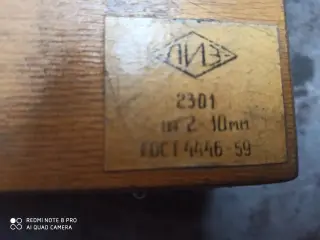 ЗУБОМЕР тангенциальный (зубомер смещения) М 2-10 мм, модель 2301, ГОСТ 4446-59