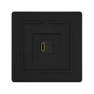 Розетка скрытой установки CADUCEUS ALING PRESTIGE USB, тип С, для зарядки 1-го устройства, 3А, 5В=, 250В~