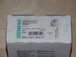 Автоматический выключатель Siemens Sirius 3RV1021-0KA10