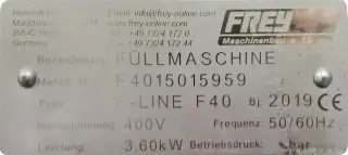 вакуумный шприц FREY F-LINE F40