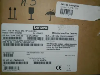 Жесткий диск IBM 1.2TB 10K SAS 12Gb/s 2.5" HDD (00WG700 | FRU 00WG701)