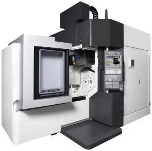 5-осевой вертикальный обрабатывающий центр Okuma MU-5000V на стенде компании Пумори-северо-запад на выставке Петербургская техническая ярмарка