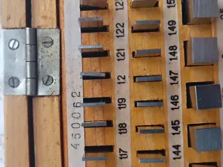 Набор концевых мер длины КМД №1 кл1 гост 9038-73 № 450062
