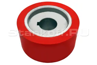 Ролик резиновый под шпонку 100x30x50