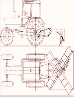 Отвал планировочный МТС 104 для тракторов МТЗ