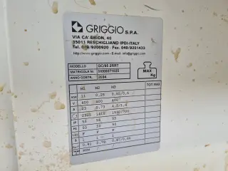 Калибровально шлифовальный станок Griggio GC/95
