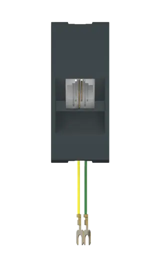 Встраиваемая модульная телефонная розетка CADUCEUS ALING MODE RJ12 6P2C, механизм
