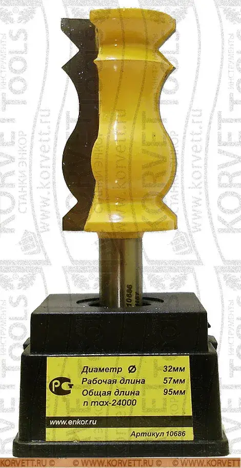 10686. Фреза кромочная фигурная D32х57 Х12