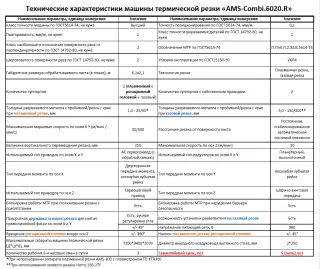 Машина термической резки "AMS-Combi.6020.R", плазма+газ, криволинейная фаска