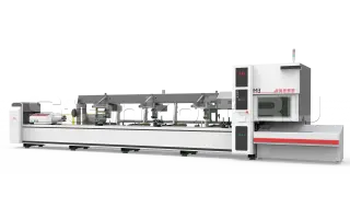 Оптоволоконный лазерный труборез с автоматической загрузкой труб FLT6020M3/2000 Raycus