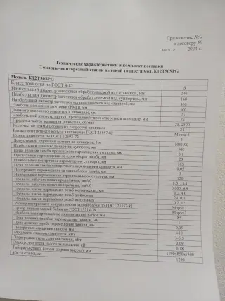 токарный станок К12Т50SPG (аналог ИЖ250ИТВМ)