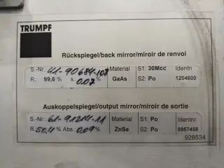 TRUMPF TCL 4030 для лазерной резки