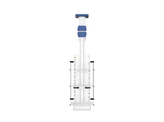 Потолочная двухплечевая медицинская консоль CADUCEUS C2-V