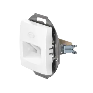 Розетка скрытой установки CADUCEUS ALING PRESTIGE 2хRJ12 6P2C двойная, телефонная, механизм