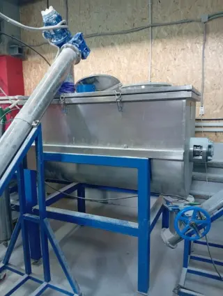 Линия смешивания и упаковки сыпучих продуктов (пищевых и не пищевых)