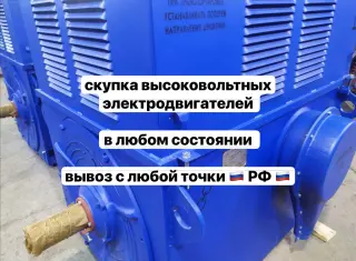 Выкуп высоковольтных двигателей с вывозом по РФ