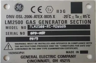 Газовая турбина General Electric LM2500