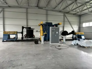 Линия ротоформования полимерных изделий D 2500 мм
