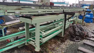 Рольганг продольный(приводной) для п/м 14м (гладк. 7м + винт. 7м)