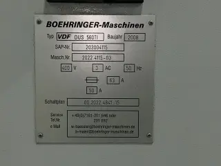 Токарный станок с ЧПУ BOEHRINGER - DUS 560 Ti