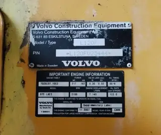 Фронтальный погрузчик Volvo L120F