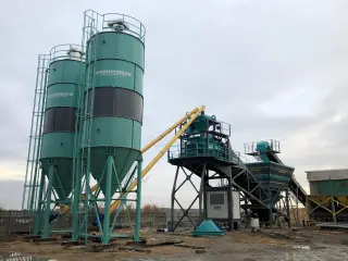 Constmach 100 м3 / ч - Мобильный бетонный завод - 2 ЛЕТ ГАРАНТИЯ