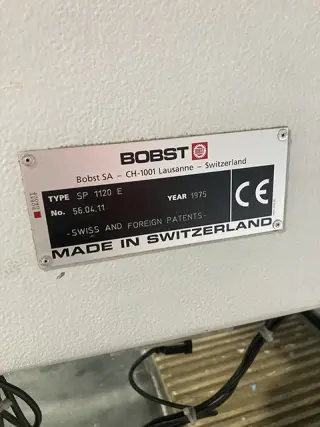 Автоматический высекальный пресс Bobst SP1120E