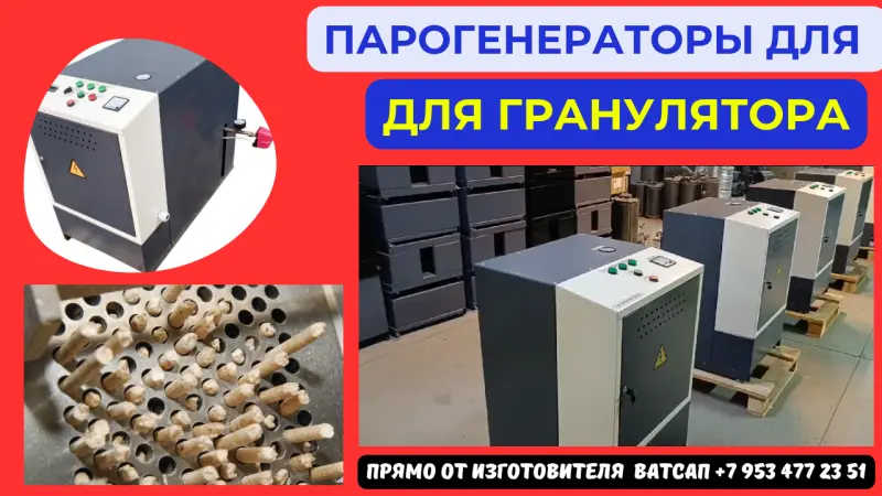 Парогенератор для гранулятора