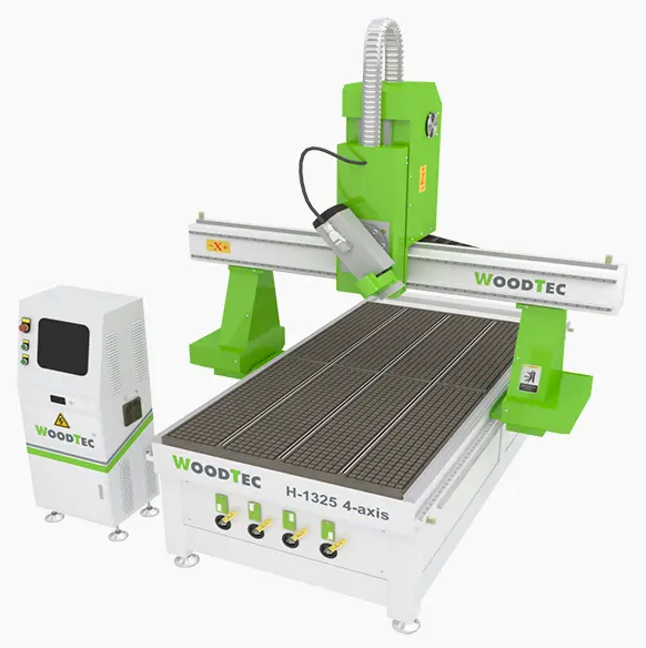 Фрезерно-гравировальный станок с ЧПУ WoodTec H 1325 4-axis