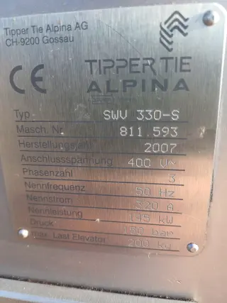 Куттер ALPINA Model: SWV 330-S Vacuum TIPPER TIE 2007/2008