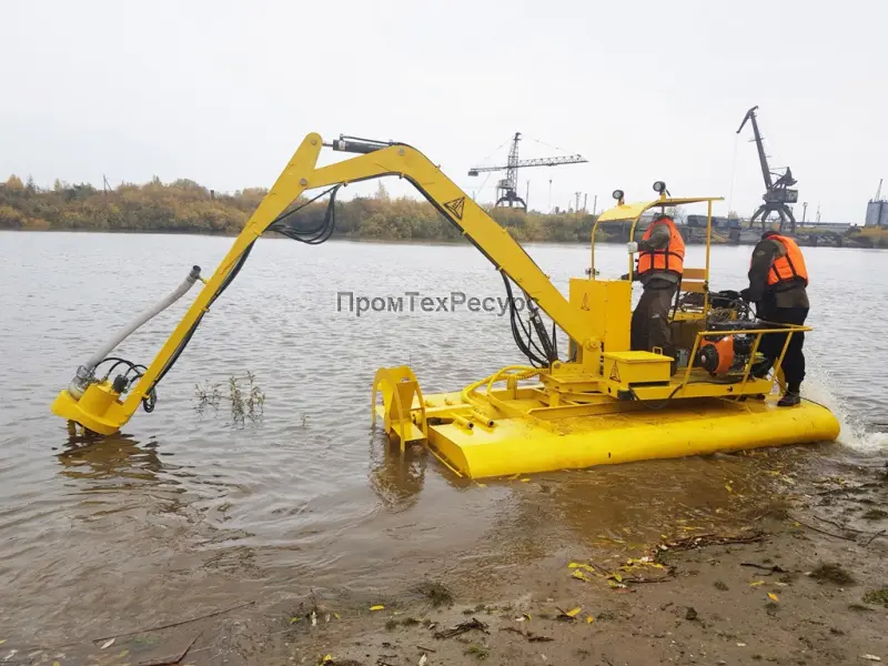 Мини земснаряд «Нептун-5» очистки естественных и искусственных водоемов