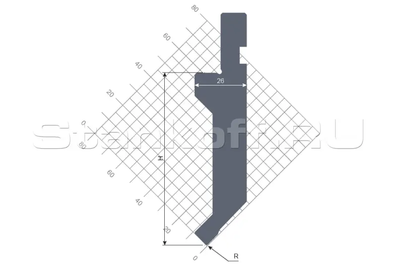 Пуансон STP 125 88 R0.8 835 s