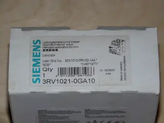 Автоматический выключатель Siemens Sirius 3RV1021-0GA10