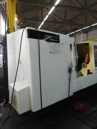 Токарный DMG CTX 510 eco C-axis с ЧПУ 5027 = Mach4metal