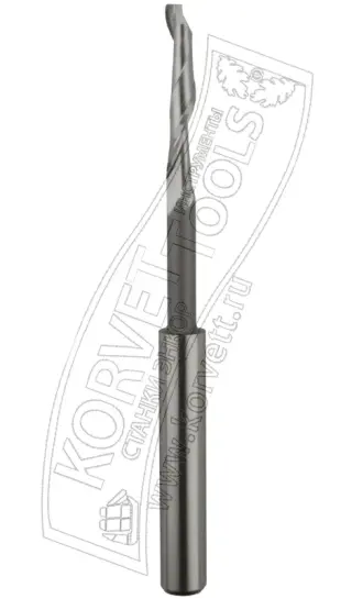 v5100z1. Фреза спиральная D5 H25 TL100 Х8 Z1 HSS Co8