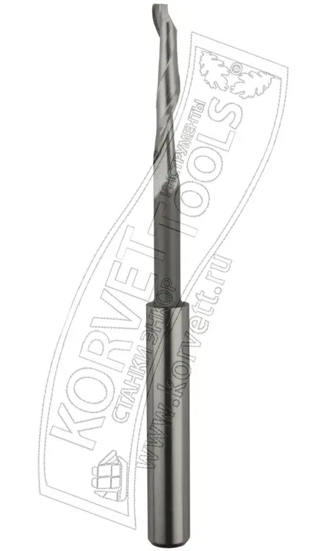 v5100z1. Фреза спиральная D5 H25 TL100 Х8 Z1 HSS Co8